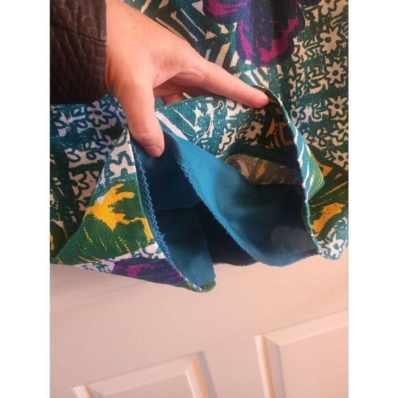 Anthropologie  Vanessa Virginia  Hibiscus  floral sheath dress size large - Picture 4 of 11